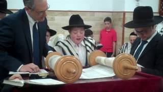 Yehudah Coopersmith down syndrome  Torah Leining [upl. by Nimzay]