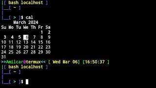 Como mostrar Resumen de sistema Calendario y borrar historial en Termux [upl. by Aurelius790]