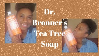 Dr Bronners Castile Soap  Tea Tree Soap Review  Feel Good Friday [upl. by Barbuto]