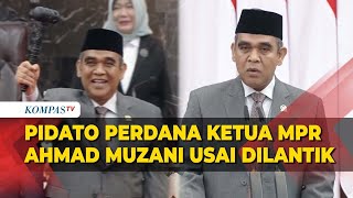 FULL Pidato Perdana Ketua MPR Ahmad Muzani Bicara Pelantikan Presiden hingga Situasi Palestina [upl. by Burdelle490]