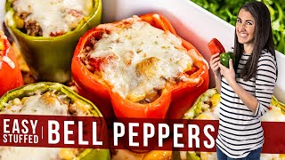 Easy Stuffed Bell Peppers [upl. by Haidadej78]