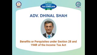 Benefits or Perquisites under Section 28 and 194R of the Income Tax Act  by Adv Dhinal Shah [upl. by Lucais]