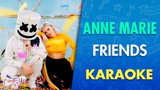 Marshmello amp Anne Marie  Friends Karaoke I CantoYo [upl. by Assirt]