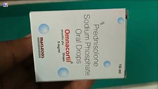 Omnacortil Drops  Prednisolone Sodium Phosphate Oral Drops Uses  Omnacortil Drops Uses Dosage [upl. by Brelje]