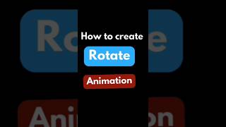 Rotate animation canva tutorial mehwishtechzone [upl. by Cherlyn]