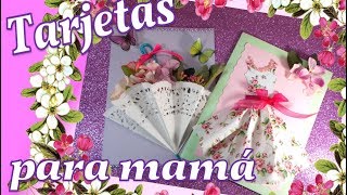 Tarjetas para el dia de la madre 💐 impresionantes Manualidades fáciles regalos mamá 10 de mayo [upl. by Illoh]