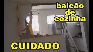 NÃƒO CONSTRUA BALCÃƒO DE COZINHA ANTES DE VER ESSE VIDEO  Como Construir uma bancada americana [upl. by Gemma]