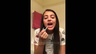 Malu Trevejo Instagram Chart Live 2017 [upl. by Atikam]