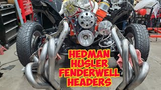 V8 S10 Hedman Husler Fenderwell Headers Overview [upl. by Peckham694]