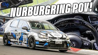 POV Nurburgring Laps in my 500BHP BIG TURBO MK7 Golf R Track Car [upl. by Alegnaed]