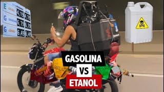 Consumo Factor 150  Etanol vs Gasolina Aditivada [upl. by Westfahl]