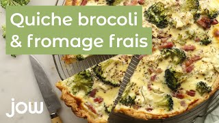 Recette de la Quiche brocoli amp fromage frais [upl. by Arehsat854]