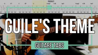 Guiles Theme  Street Fighter 2  Guitare Tabs [upl. by Billen]