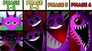 Phase 1 VS Phase 2 VS Phase 3 VS Phase 4 VS Phase 5 VS Phase 6 in Incredibox Sprunki [upl. by Ahsoem]