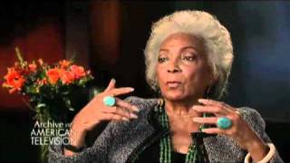 Nichelle Nichols on how Dr MLK Jr dissuaded her from quitting Star Trek  EMMYTVLEGENDSORG [upl. by Herrod]