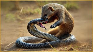 15 Most Exciting Moments of Mongoose vs Black Mamba and King Cobra Fights  Animal Fight [upl. by Siusan]