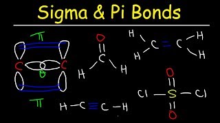 Sigma and Pi Bonds Explained Basic Introduction Chemistry [upl. by Ofori]