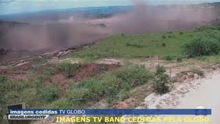 Rompimento da Barragem da Mina Córrego do Feijão em BrumadinhoMG da Mineradora Vale [upl. by Adroj817]