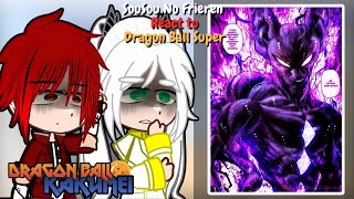 Sousou No Frieren React To Goku  Dragon ball  Gacha React [upl. by Lehcsreh]