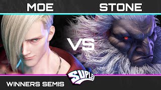 Suplex 62  Winners Semis  Moe Ed VS Stone Akuma  SF6 [upl. by Herwin623]