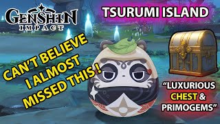 Genshin Impact  All Spirit Locations Hidden Quest in Tsurumi Island 100 Full Guide [upl. by Elleahcim]