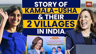 Kamala HarrisUsha Vance Get Spiritual Support From Ancestral Villages 600 Km Apart In India [upl. by Padraic752]