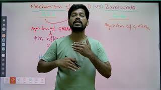 Mechanism of Action of Barbiturates amp Benzodiazepines I MHSRB Pharmacist I Telangana Pharmacist exam [upl. by Modesty]