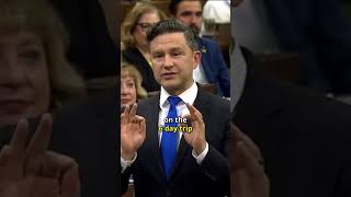 Poilievre CALLS OUT Trudeau for being a MASSIVE hypocrite [upl. by Paucker]