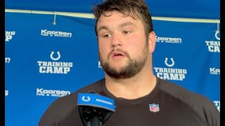 Indianapolis Colts  Quenton Nelson and Zaire Franklin fight  why did no one ask about it [upl. by Nortal]