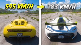 Top 10 FASTEST Cars in Forza Horizon 5 [upl. by Corwun]