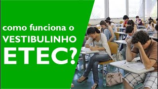 Como funciona o Vestibulinho ETEC [upl. by Wurster]