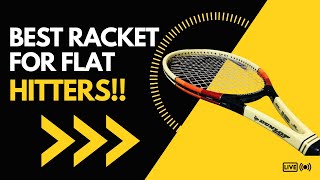 Best tennis racket for flat hitters built for John McEnroe [upl. by Nolava]