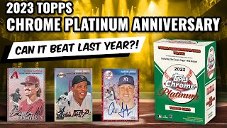 🚨PRODUCT PREVIEW🚨 2023 TOPPS CHROME PLATINUM ANNIVERSARY CHECKLIST BREAKDOWN CHANGES TO RETAIL [upl. by Cinemod697]