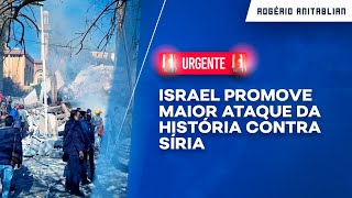 URGENTE  AGORA ISRAEL PROMOVE MAIOR ATAQUE DA HISTÓRIA CONTRA A SÍRIA [upl. by Annoda]