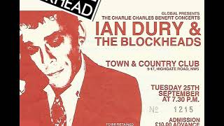 Ian Dury live at The Town amp Country Club 1990 [upl. by Margarethe]