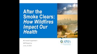 After the Smoke Clears How Wildfires Impact Our Health [upl. by Katt]