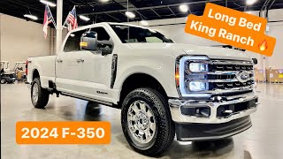 2024 Ford F350 KING RANCH Long Bed 48 Gallon Fuel Tank ✅ [upl. by Lachus186]