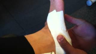 Proper athletic taping for Plantar Fascia support [upl. by Furie501]