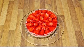 Backen • Rezept • ErdbeerQuark  SahneTorte • Bald ist Erdbeerzeit [upl. by Parthenia]