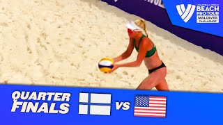 ParkkinenSinisalo S vs SchermerhornQuiggle  14 Final Highlights Maldives 2022 BeachProTour [upl. by Nij]