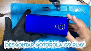 Motorola Moto G9 Play Como Abrir o Quitar Tapa Trasera [upl. by Jesher]