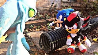 Sonic And Shadow Vs Chaos Sonic X plush Tribute [upl. by Terrag]