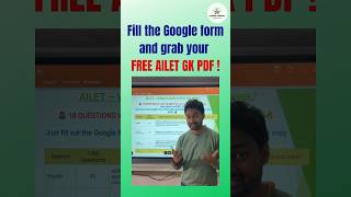 Ace AILET with this Free GK Pdf Form in Description ailetpreparation ailetexam viralreels [upl. by Astrid]