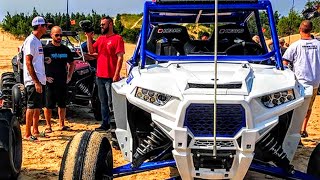 400HP Polaris RZR Z1 Turbo UTV Invasion Silver Lake Dunes [upl. by Brynn280]