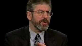 Gerry Adams on Charlie Rose USA  2001 part 1 [upl. by Buyers]