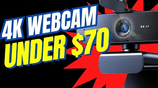 The Best Budget 4K Webcam Under 70  EMEET Nova 4K Webcam Review [upl. by Caesaria]