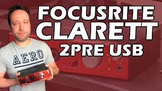 Review Focusrite Clarett 2Pre USB  Interface de Áudio  Focusrite Control [upl. by Yssirc]