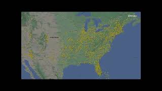 General aviation flights following the Eclipse [upl. by Kieffer]