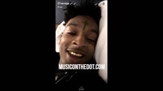 21 Savage Clowns Soulja Boy For Acting Gangsta On Snapchat [upl. by Astrid]