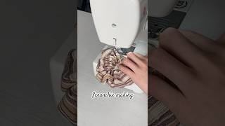 Scrunchie making ✨sewing handmade handmadeseller handcrafted smallbusines scrunchies [upl. by Burnside]